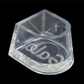 HPR 41 sarokvédő cipőre, méret: 17 x 19 mm - CLEAR (Szntelen)